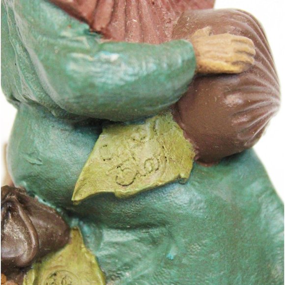 VTG 1985 Carin Studios Tom Clark Candy Gnome Chocolate Figurine Wood Carved look - Picture 5 of 9